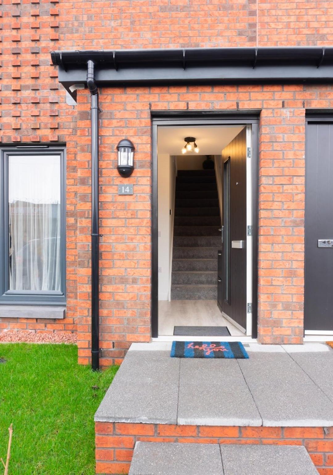 Stylish House With Private Parking Villa Glasgow Ngoại thất bức ảnh